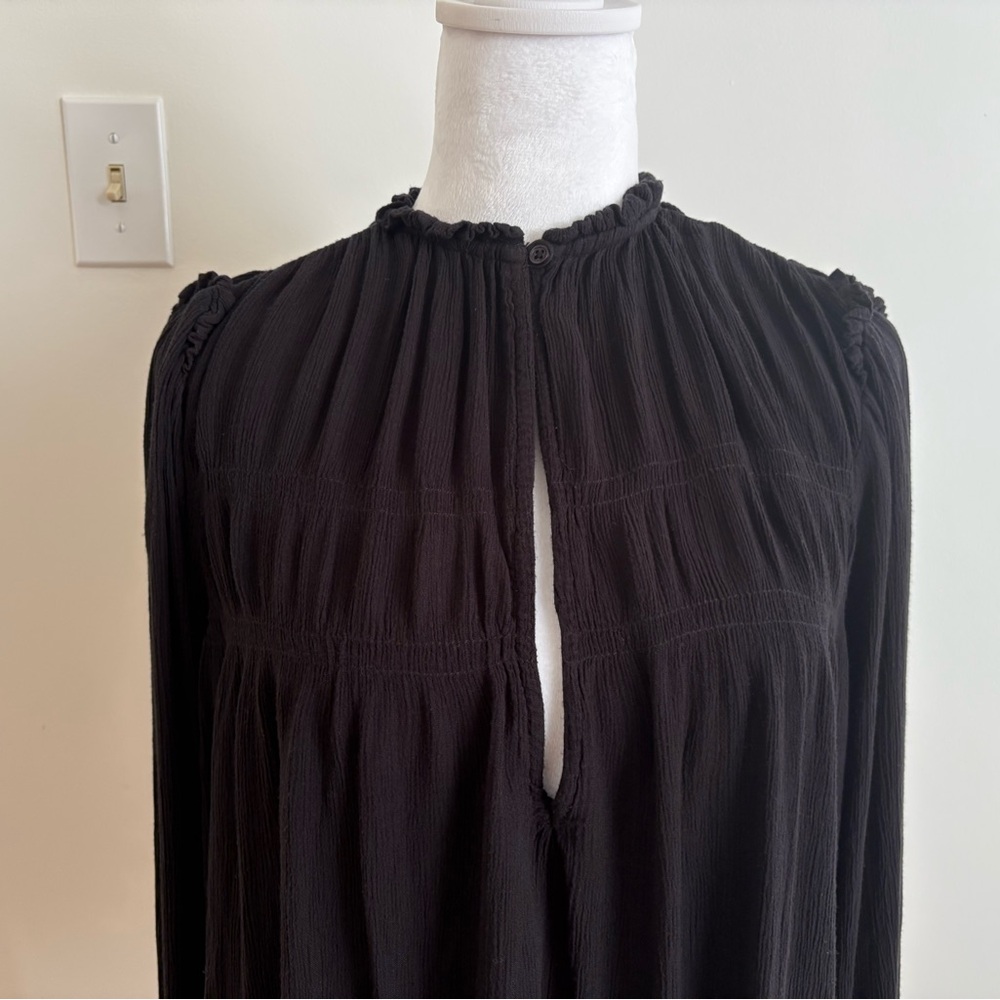 Free People Kelsey Victorian Gothic Blouse Top - Picture 2 of 8